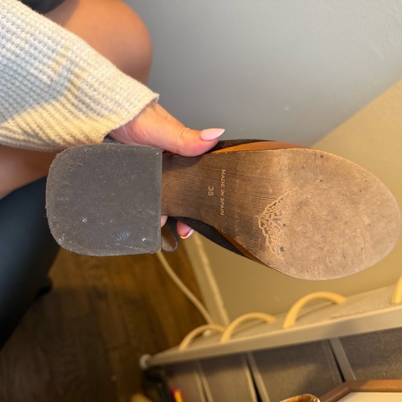 Free People Two-Tone Suede Platform Heels - Picture 9 of 14